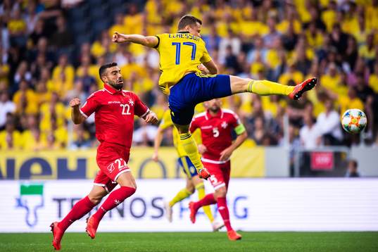 Viktor Claesson of Sweden and Alfred Effiong of Malta