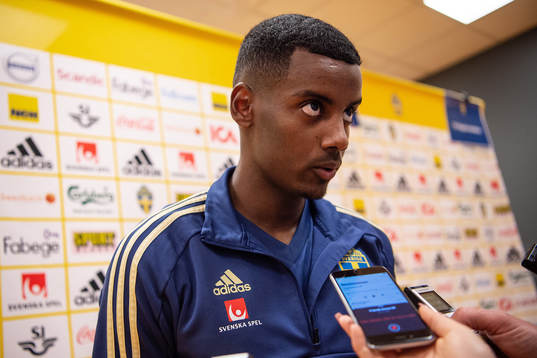Alexander Isak of Sweden of Sweden