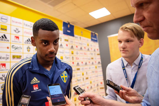 Alexander Isak of Sweden of Sweden