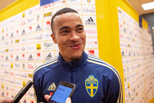 Robin Quaison of Sweden of Sweden
