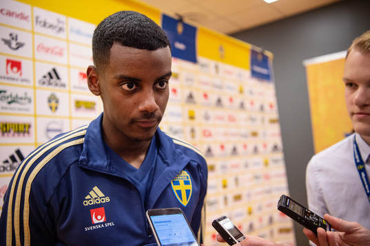 Alexander Isak of Sweden of Sweden