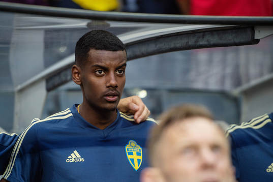 Alexander Isak of Sweden