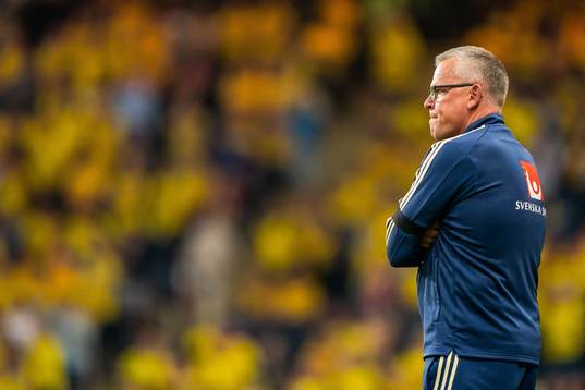 Head coach Janne Andersson of Sweden