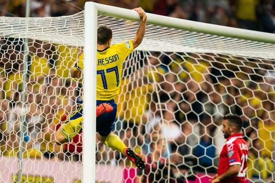 Viktor Claesson of Sweden celebrates