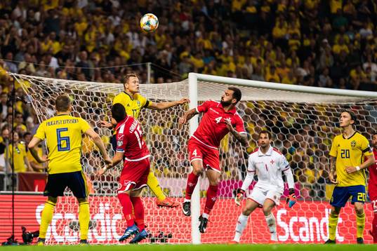 Viktor Claesson and Kristoffer Olsson of Sweden against