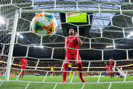 Zach Muscat of Malta looks dejected