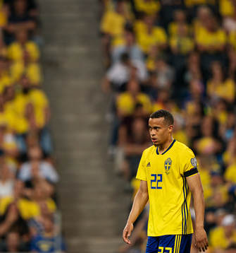 Robin Quaison of Sweden
