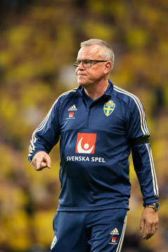 Head coach Janne Andersson of Sweden