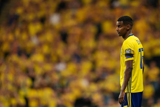 Alexander Isak of Sweden