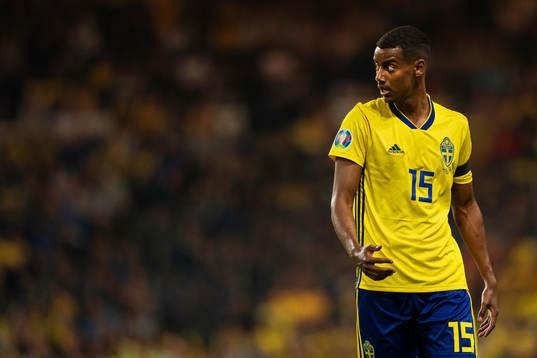 Alexander Isak of Sweden
