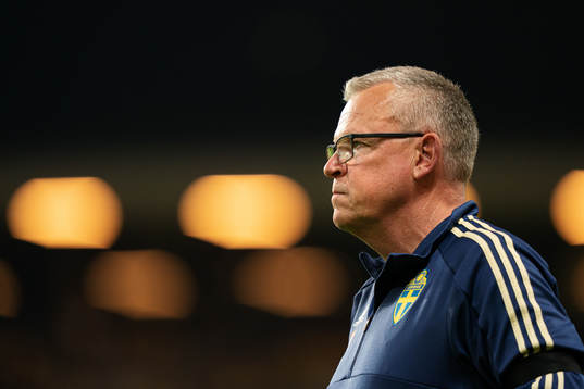 Head coach Janne Andersson of Sweden