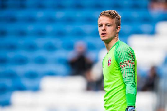 Goalkeeper Emil Ødegaard of Norway