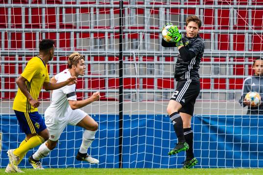 Goalkeeper Kalle Joelsson of Sweden