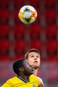 Benjamin Mbunga Kimpioka of Sweden and Tord Johnsen Salte