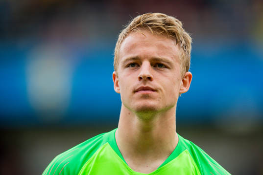 Goalkeeper Emil Ødegaard of Norway
