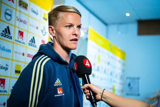 Nilla Fischer of Swedish national women football team