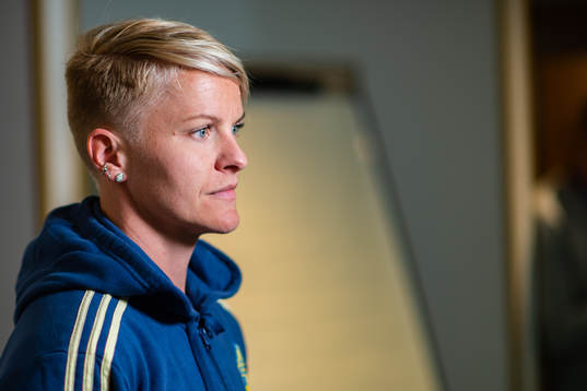 Nilla Fischer of Swedish national women football team
