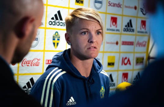 Nilla Fischer of Swedish national women football team