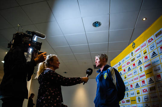 Nilla Fischer of Swedish national women football team