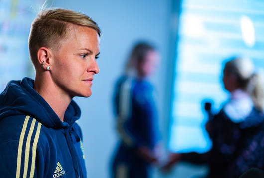 Nilla Fischer of Swedish national women football team