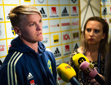 Nilla Fischer of Swedish national women football team