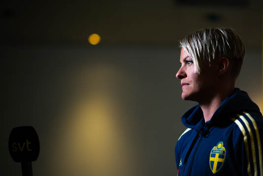 Nilla Fischer of Swedish national women football team
