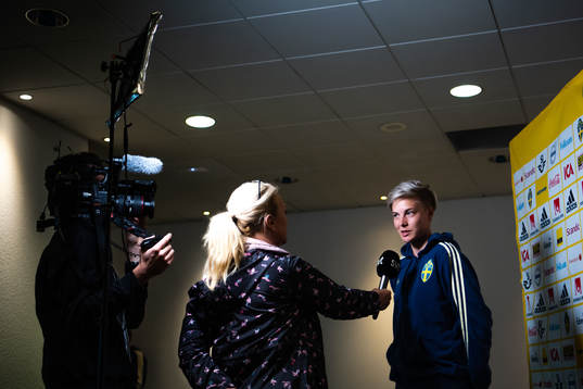 Lina Hurtig of Swedish national women football team