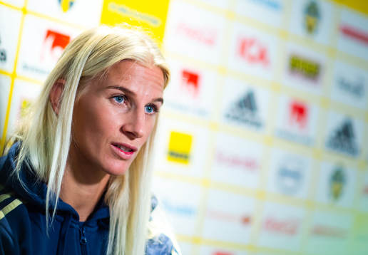 Sofia Jakobsson of Swedish national women football team