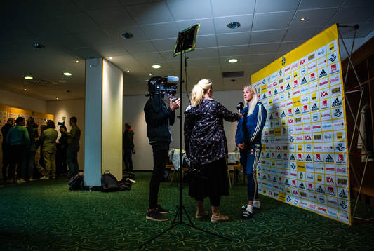 Sofia Jakobsson of Swedish national women football team