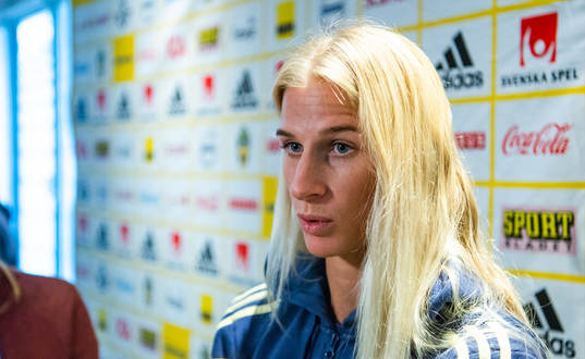 Sofia Jakobsson of Swedish national women football team
