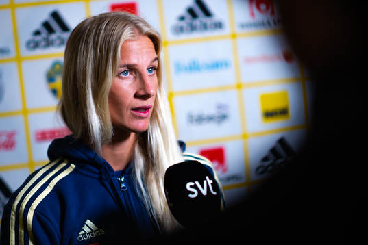 Sofia Jakobsson of Swedish national women football team