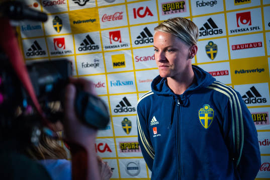 Nilla Fischer of Swedish national women football team