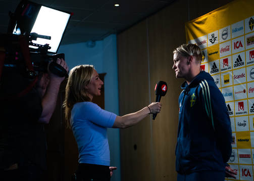 Nilla Fischer of Swedish national women football team