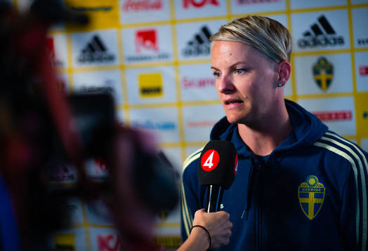 Nilla Fischer of Swedish national women football team