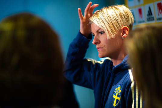 Nilla Fischer of Swedish national women football team