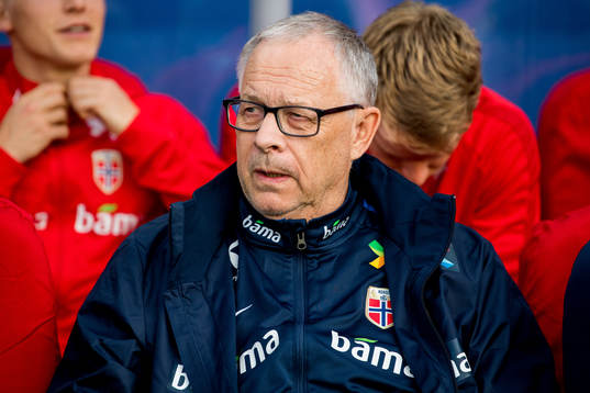 Lars Lagerbäck, head coach of Norway