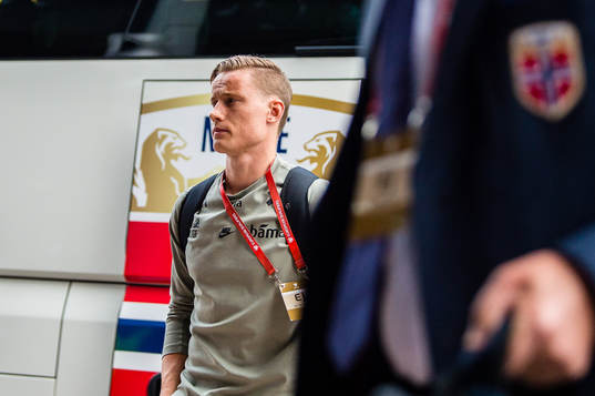 Sondre Løvseth Rossbach of Norway arrives