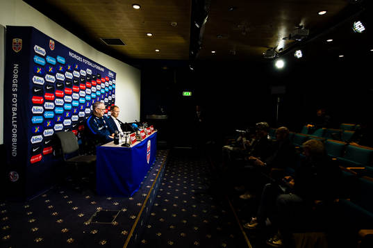 Lars Lagerbäck, head coach of Norway