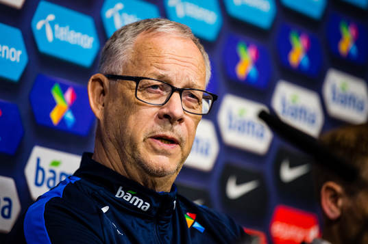 Lars Lagerbäck, head coach of Norway