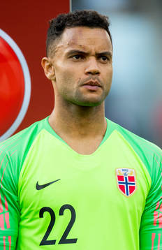 Goalkeeper Sten Grytebust of Norway