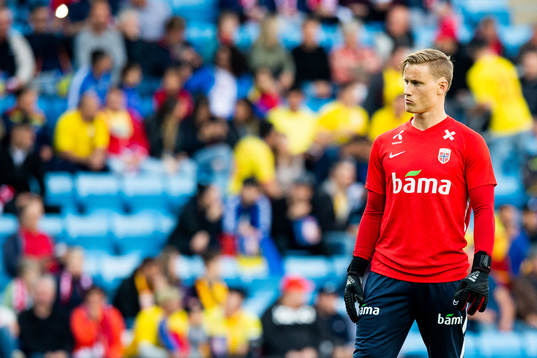 Goalkeeper Sondre Rossbach of Norway
