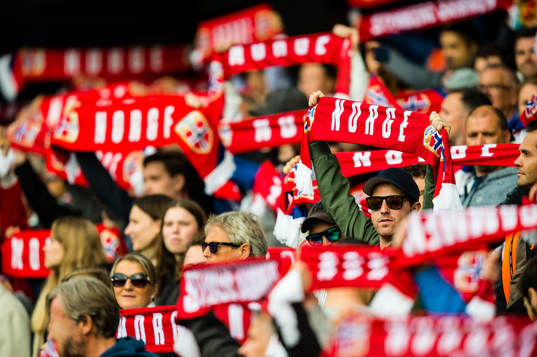 Supporters of Norway