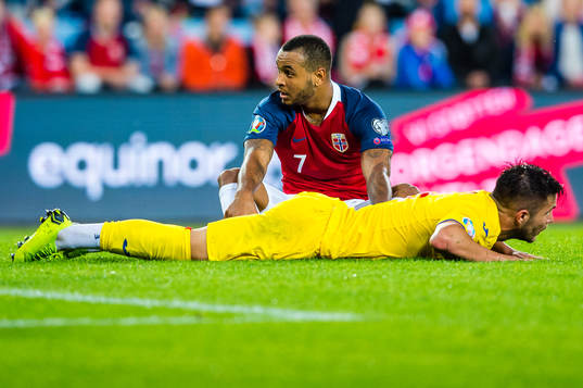 Joshua Christian Kojo King of Norway looks dejected
