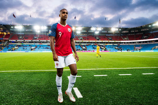 Ola Kamara of Norway looks dejected