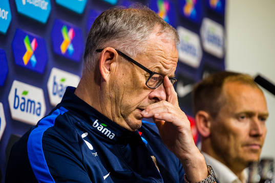 Lars Lagerbäck, head coach of Norway