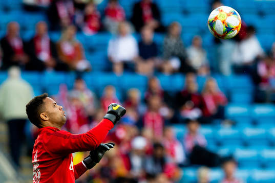 Goalkeeper Sten Grytebust of Norway