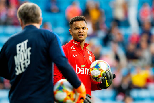 Goalkeeper Sten Grytebust of Norway