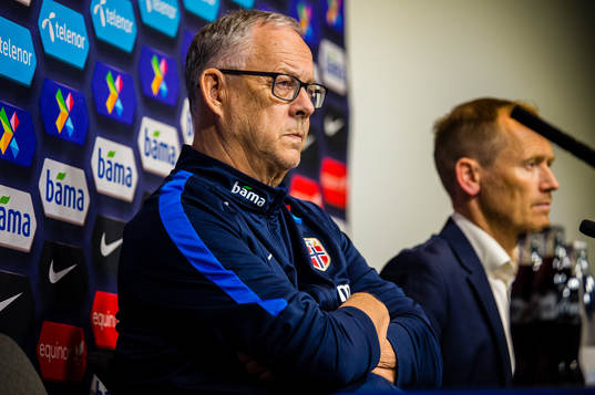 Lars Lagerbäck, head coach of Norway
