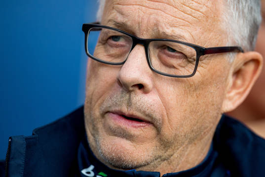 Lars Lagerbäck, head coach of Norway