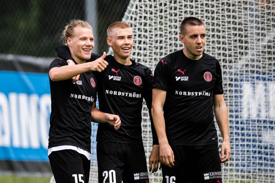 Hittarps Jonathan Olsson jublar